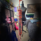 Turquoise Coral Garden Wind Spinner