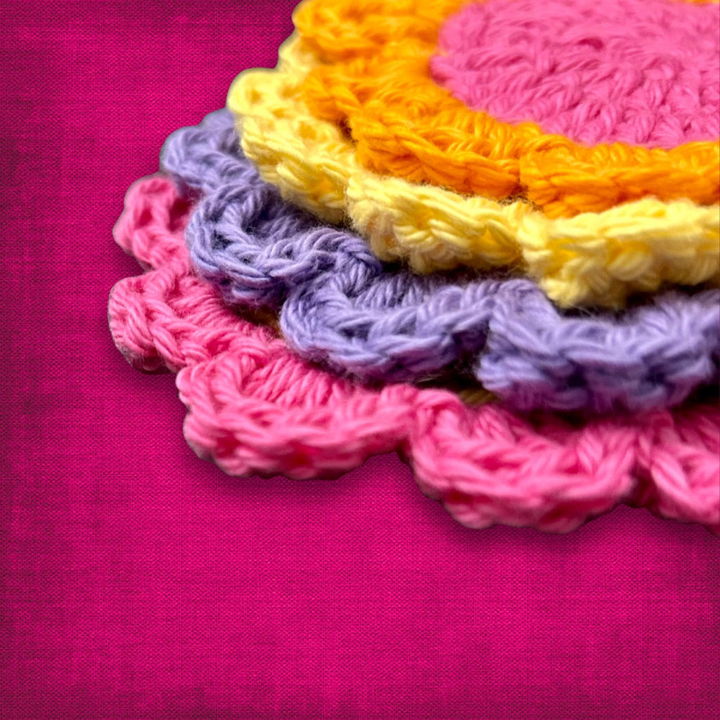 Bright Flower Coasters