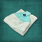 Light Blue Hanging Towel