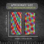 Adult L/XL Bright Wrist Warmers