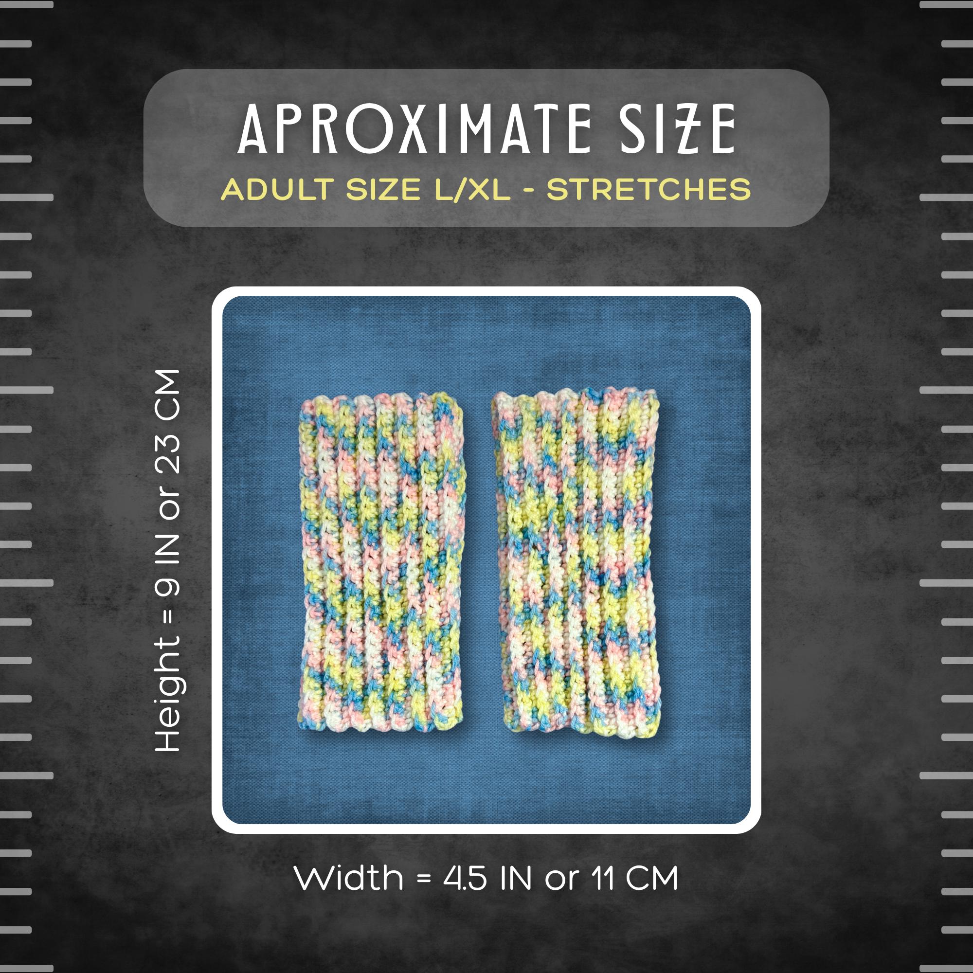 Adult L/XL Pastel Wrist Warmers