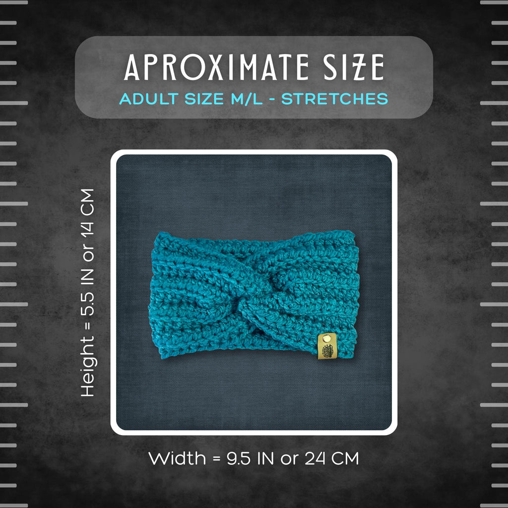 Adult M/L Deep Blue Ear Warmer