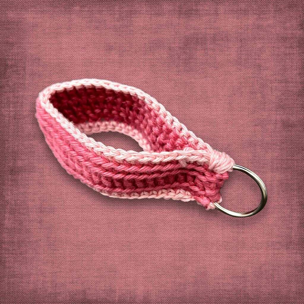 Pink Wristlet Keychain