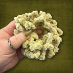 Garden Green Velvet Scrunchie
