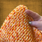 Orange Japanese Knot Bag