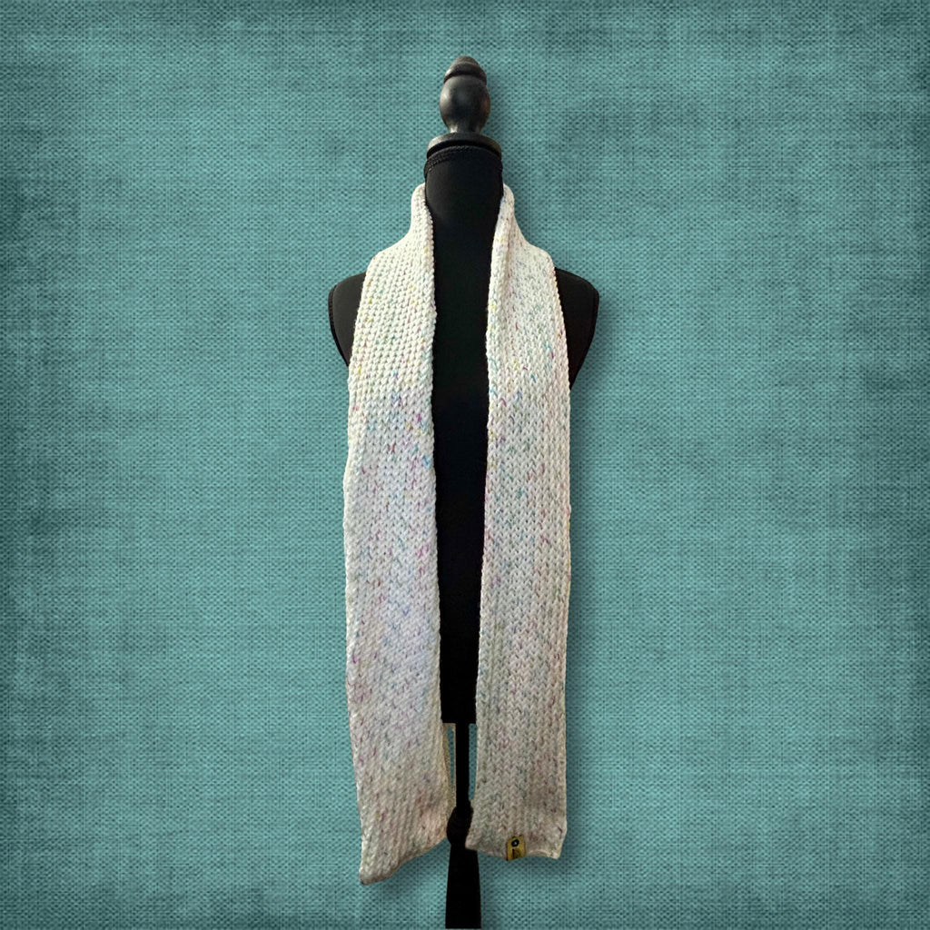 Thin Confetti Knit Scarf