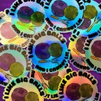 3″ Holo Sticker Big Balls