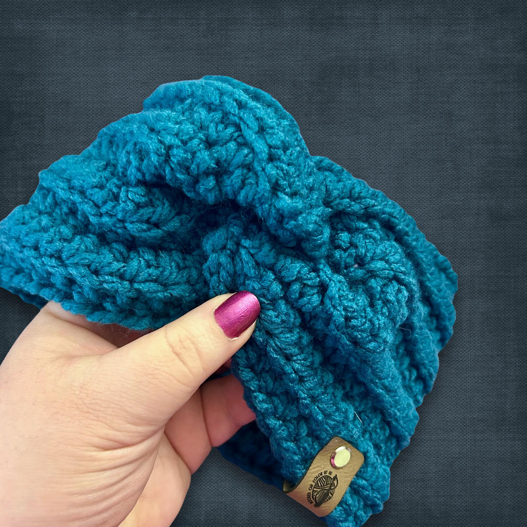 Adult M/L Deep Blue Ear Warmer