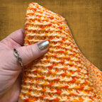 Orange Japanese Knot Bag