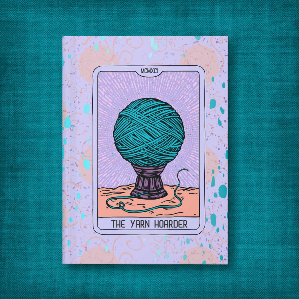 Yarn Tarot Card Hardcover Journal