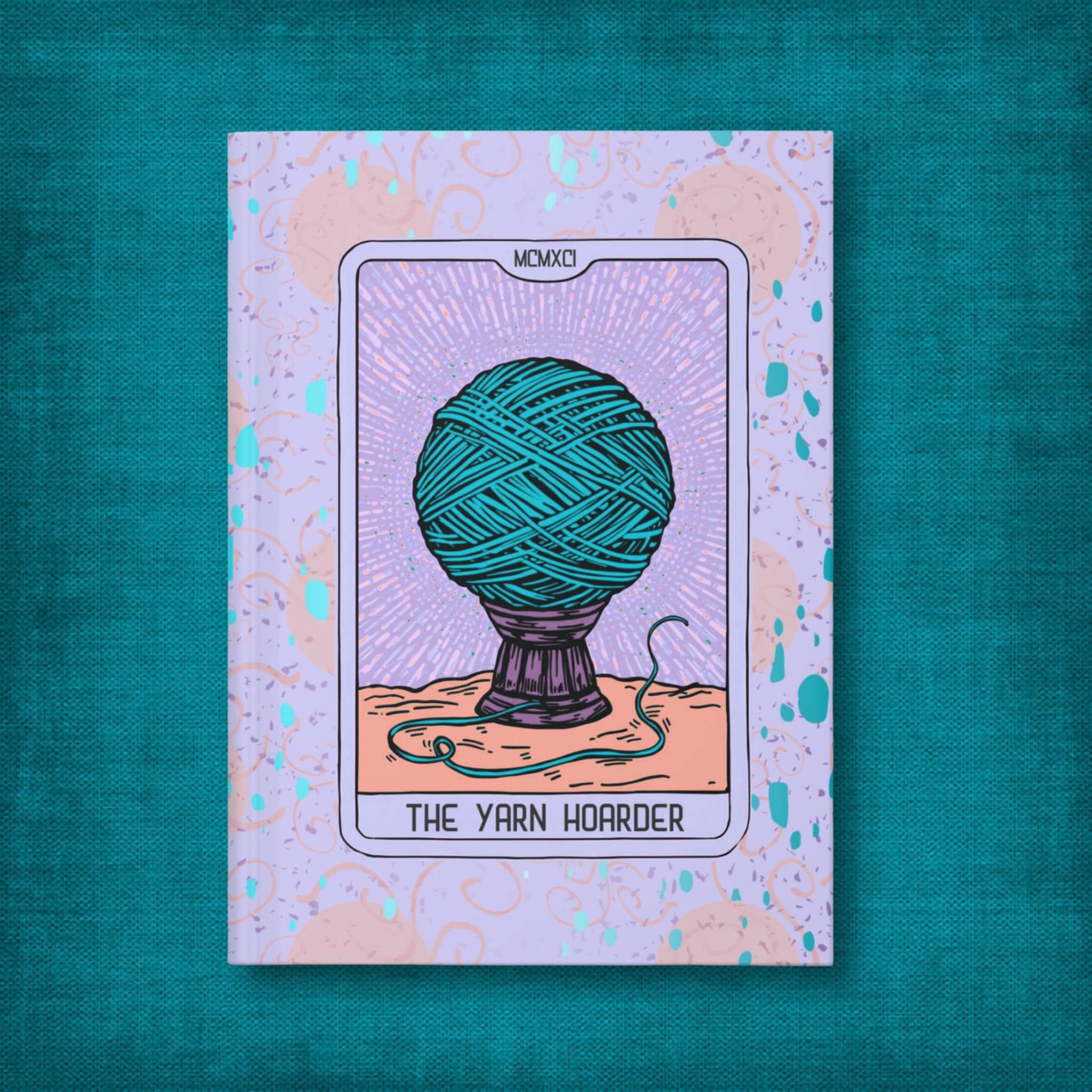 Yarn Tarot Card Hardcover Journal