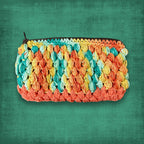 Autumn Leaf Zippered Clutch