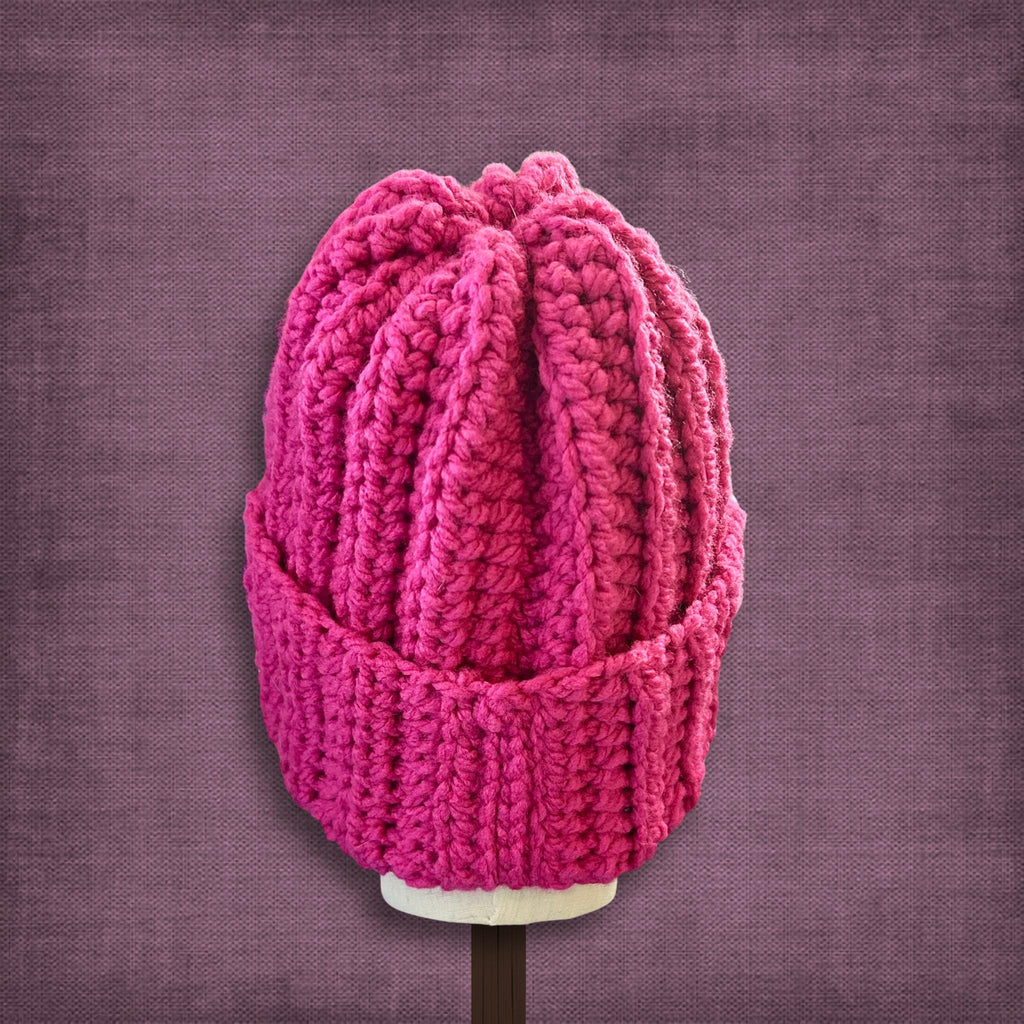 L/XL Adult Hot Pink Beanie