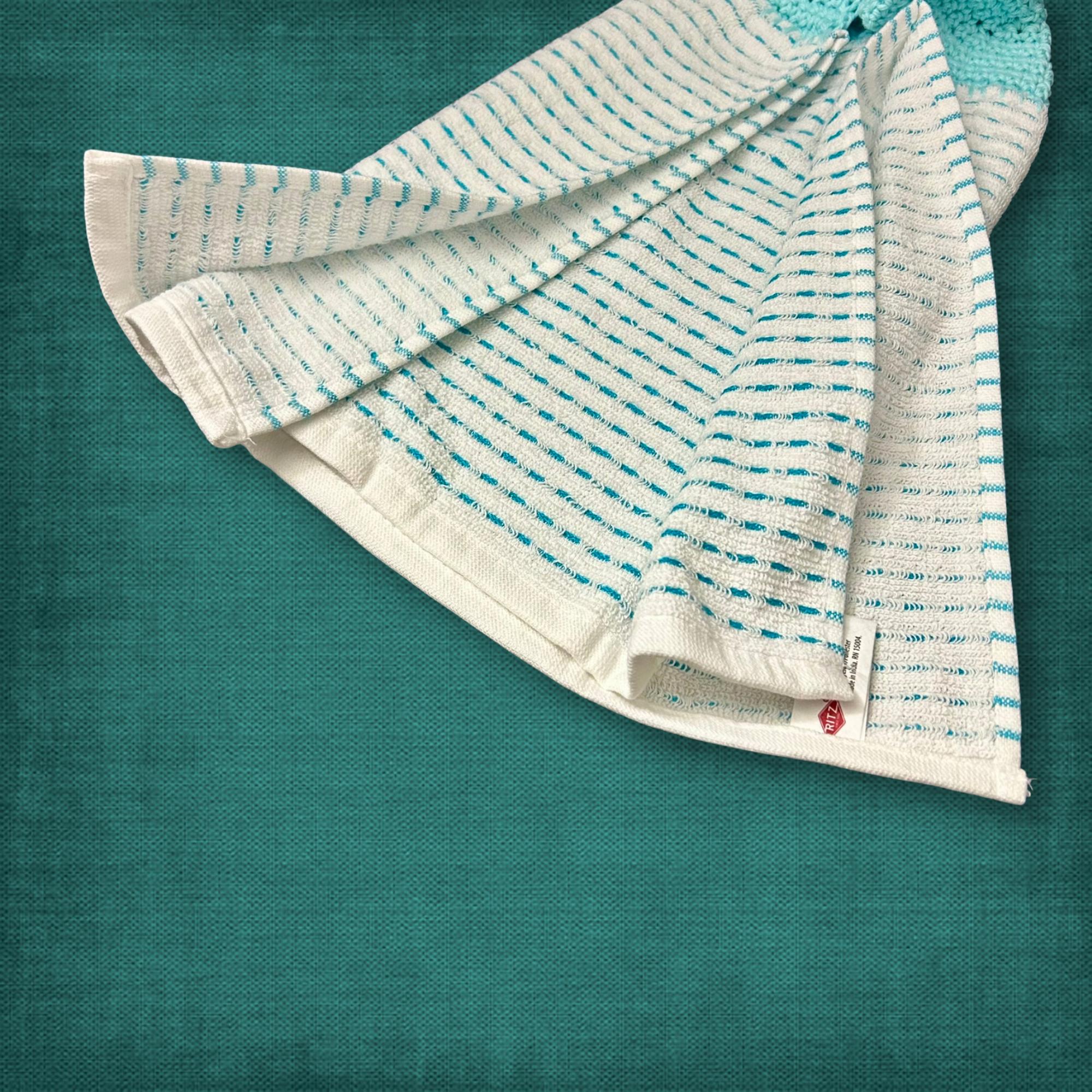 Light Blue Hanging Towel
