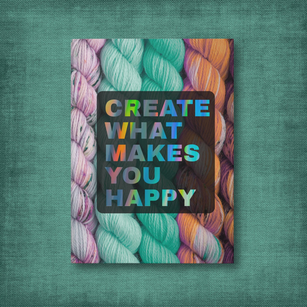 Create What Makes You Happy Hardcover Journal