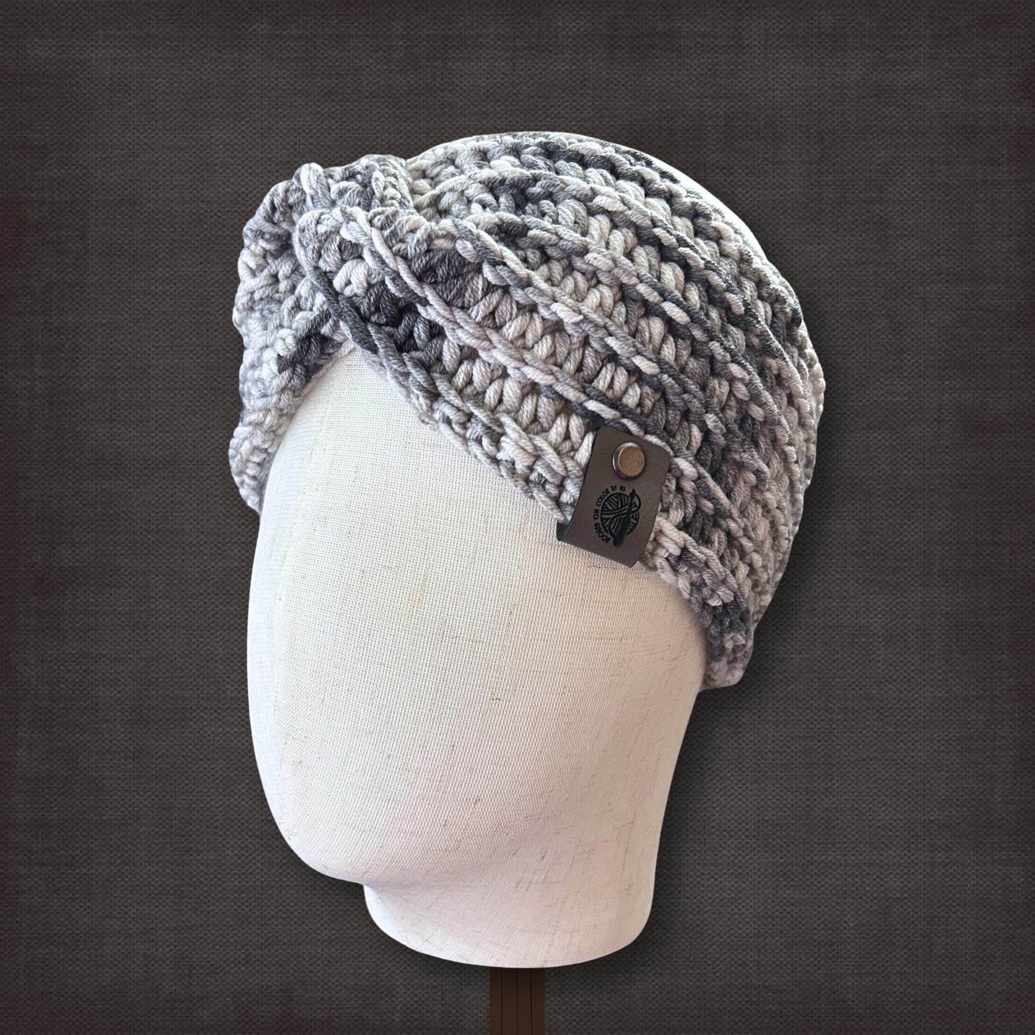 M/L Gray Ear Warmer