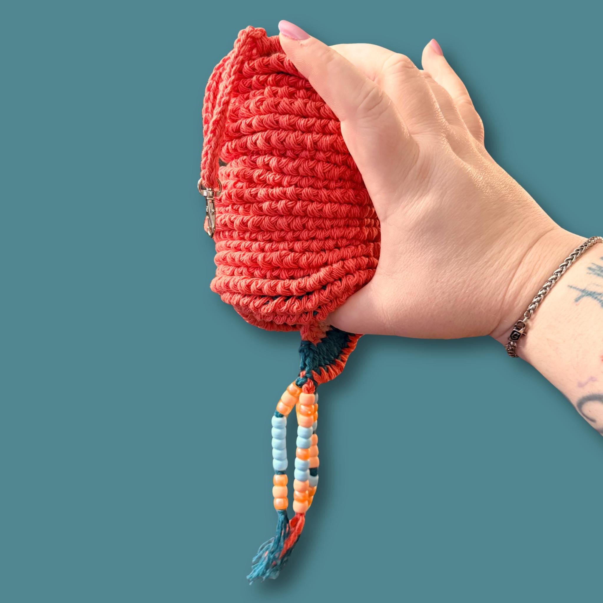 Turquoise Coral Garden Wind Spinner