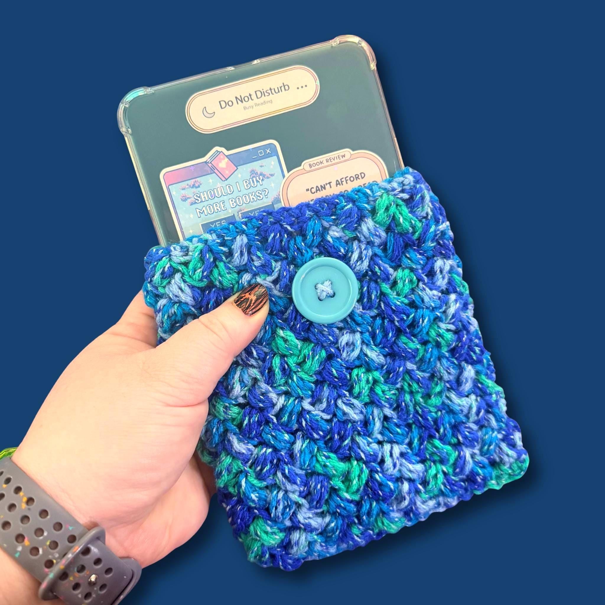 Ocean Blue Nook / Kindle E-Reader Sleeve