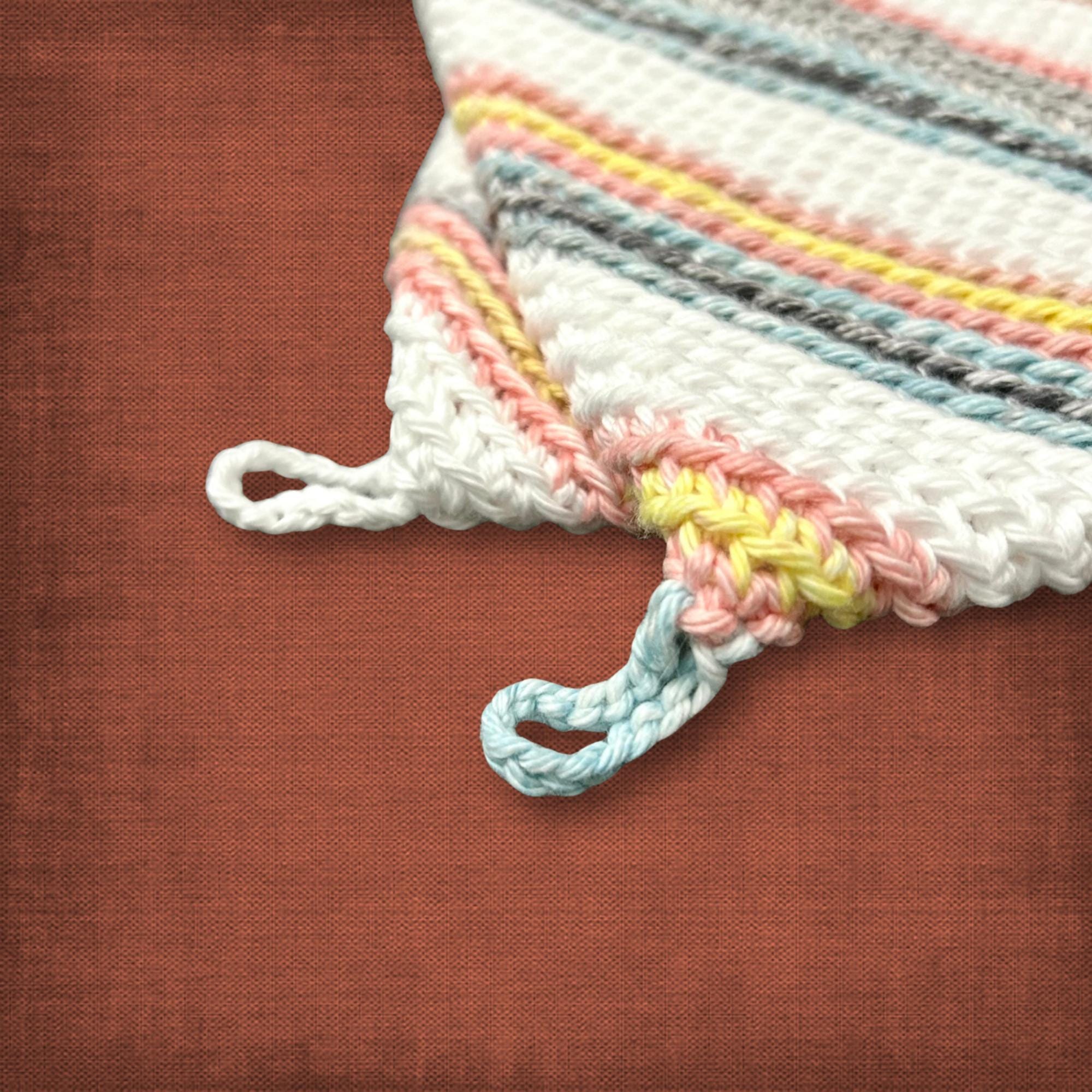 White Rose Cotton Pot Holders