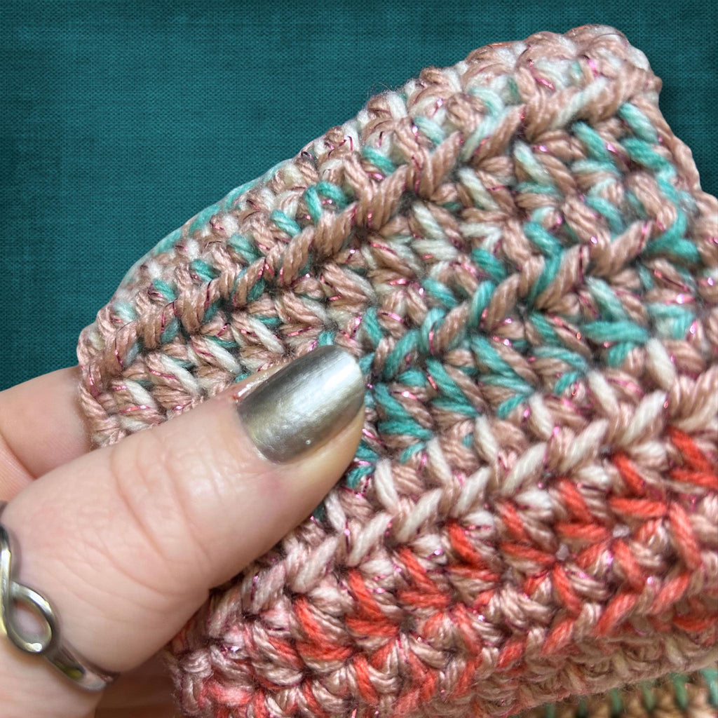 Pink Sparkle Japanese Knot Bag