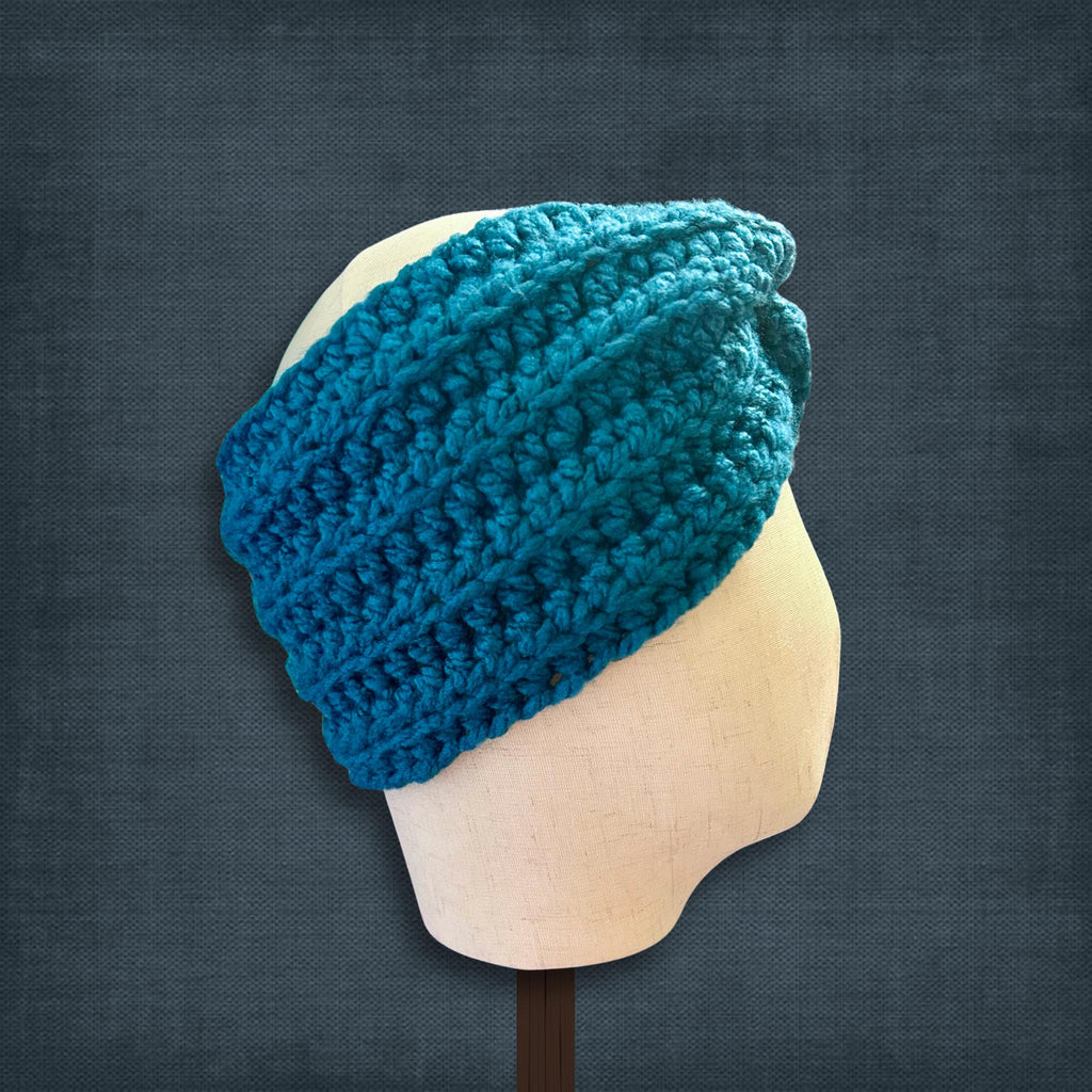 Adult M/L Deep Blue Ear Warmer