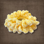 Sunshine Yellow Velvet Scrunchie