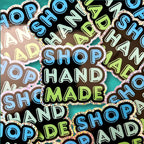3″ Glitter Sticker Handmade