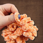 Summer Peach Scrunchie