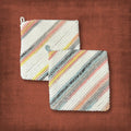 White Rose Cotton Pot Holders