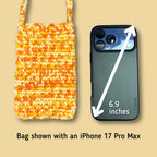 Orange Crossbody Phone Bag