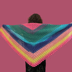 Colorful Soft Summer Shawl