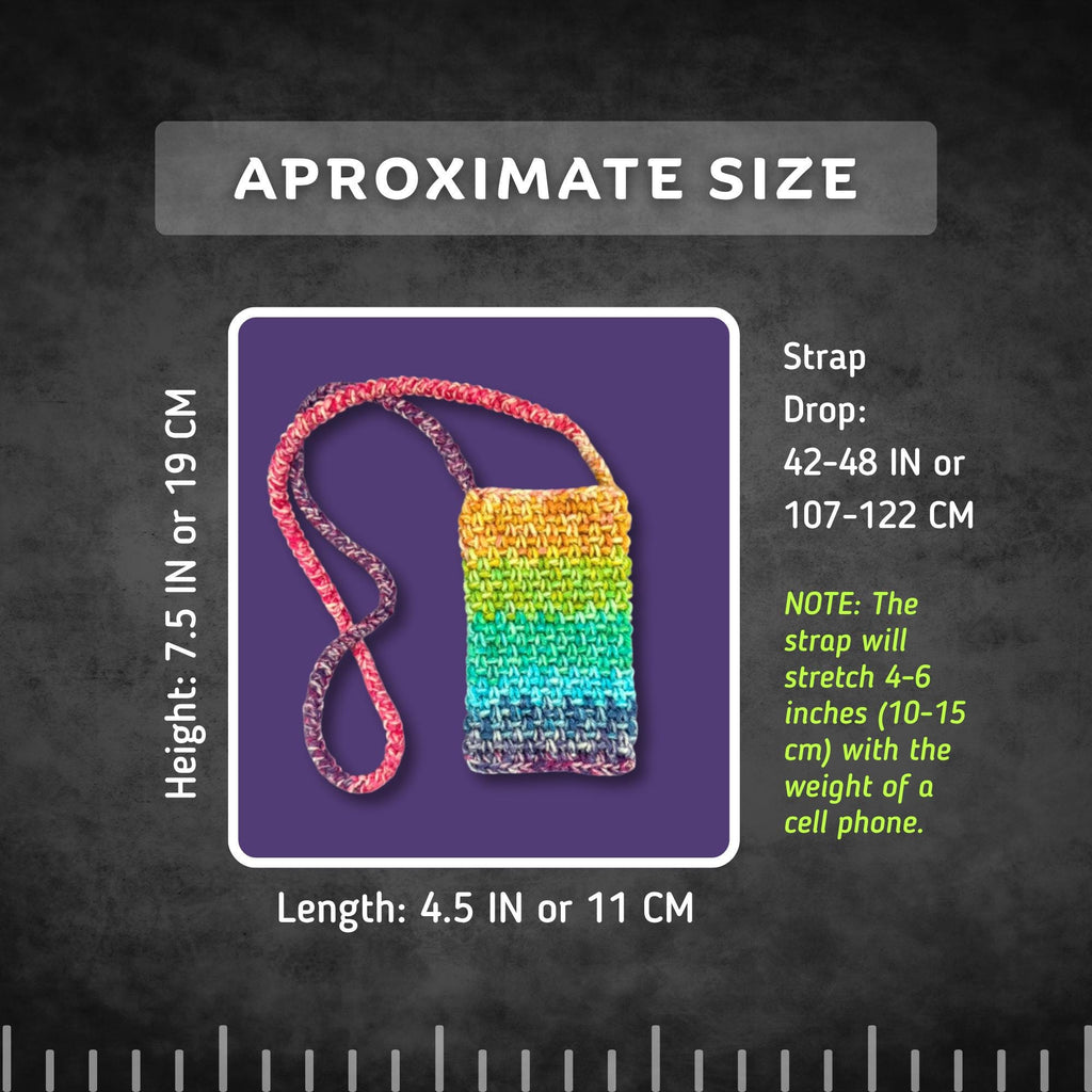 Rainbow Crossbody Phone Bag