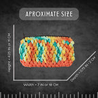 Autumn Leaf Zippered Clutch