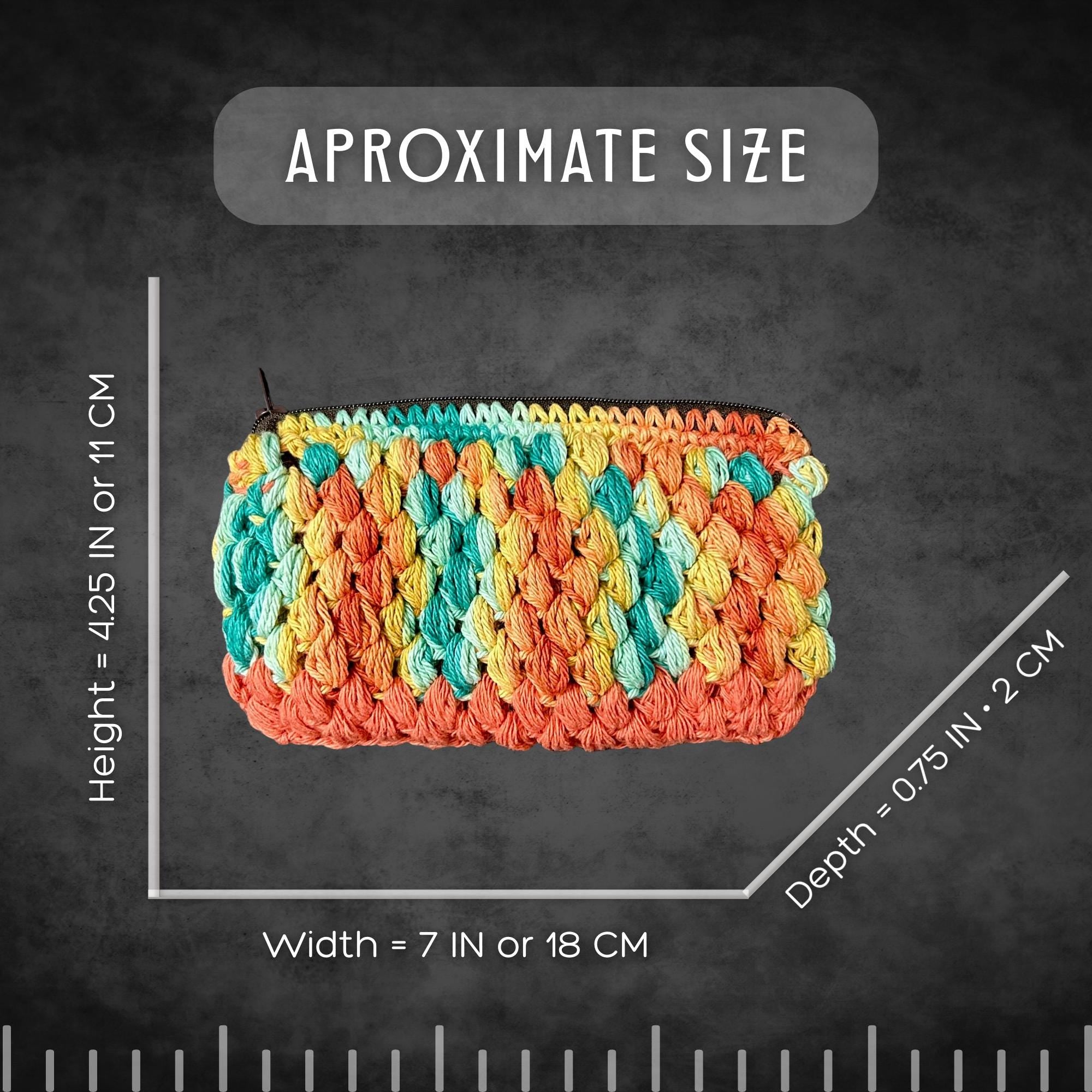Autumn Leaf Zippered Clutch