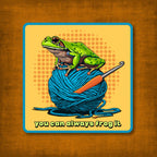 3" Matte Sticker Frog It