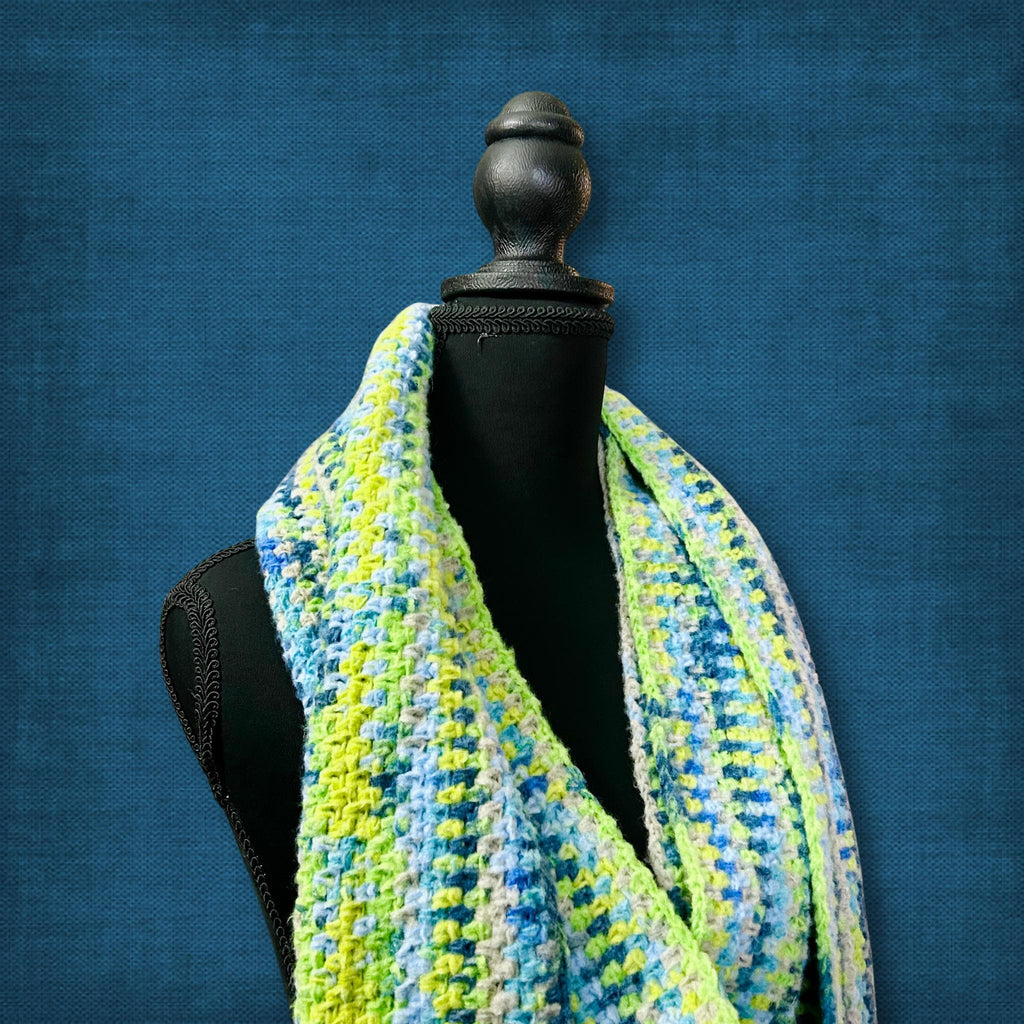 Lime Cloud Long Scarf