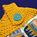 Canned Sardines Yellow Kitchen Towel