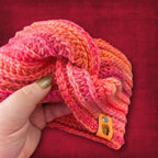 M/L Pink Lava Ear Warmer