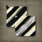 Black Cotton Pot Holders