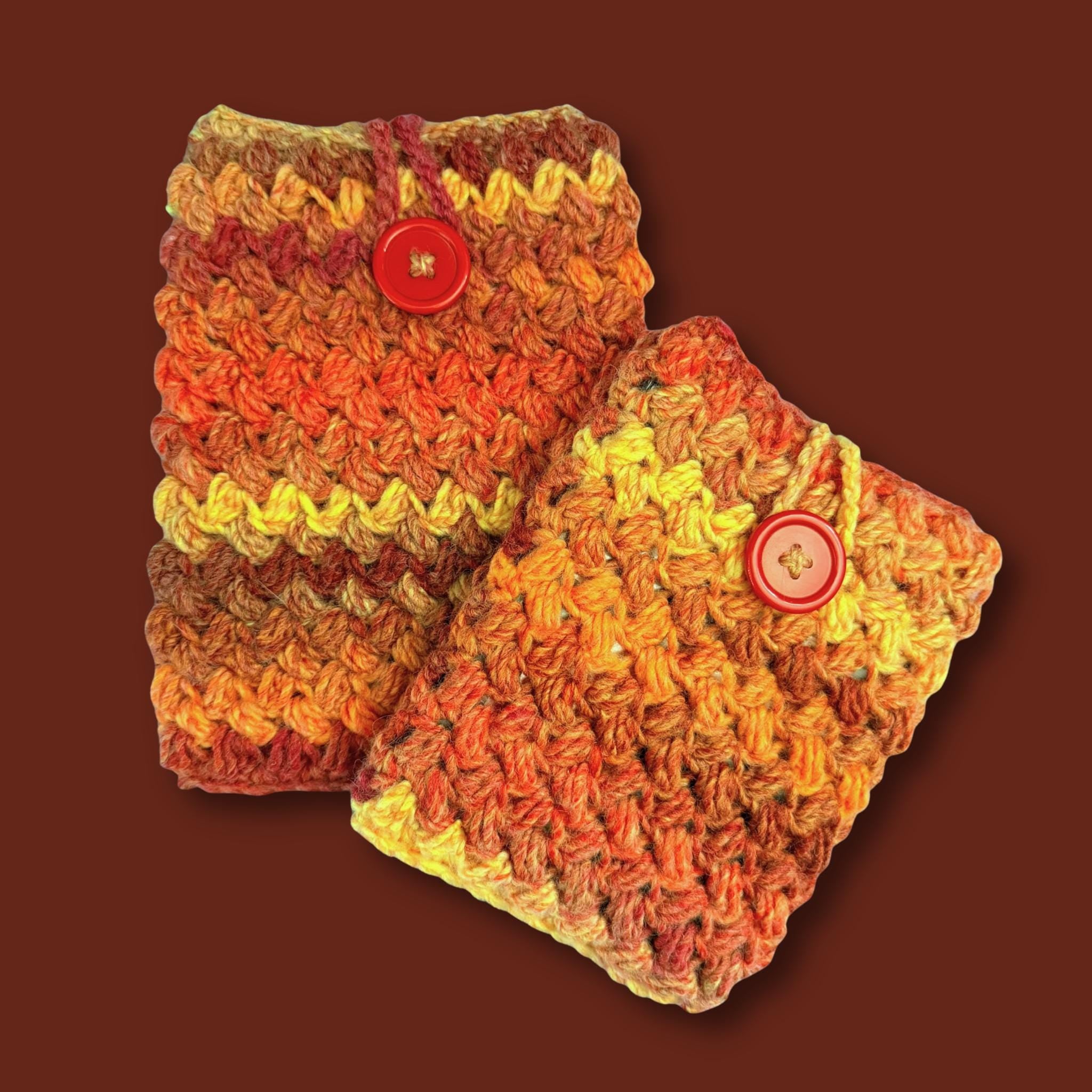 Fire Orange Nook / Kindle E-Reader Sleeve
