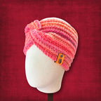 M/L Pink Lava Ear Warmer