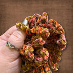 70’s Orange Velvet Scrunchie