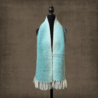 Soft Winter Blue Scarf
