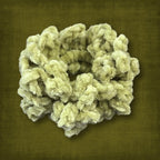 Garden Green Velvet Scrunchie