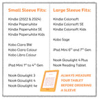 Fire Orange Nook / Kindle E-Reader Sleeve