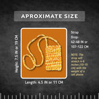 Orange Crossbody Phone Bag