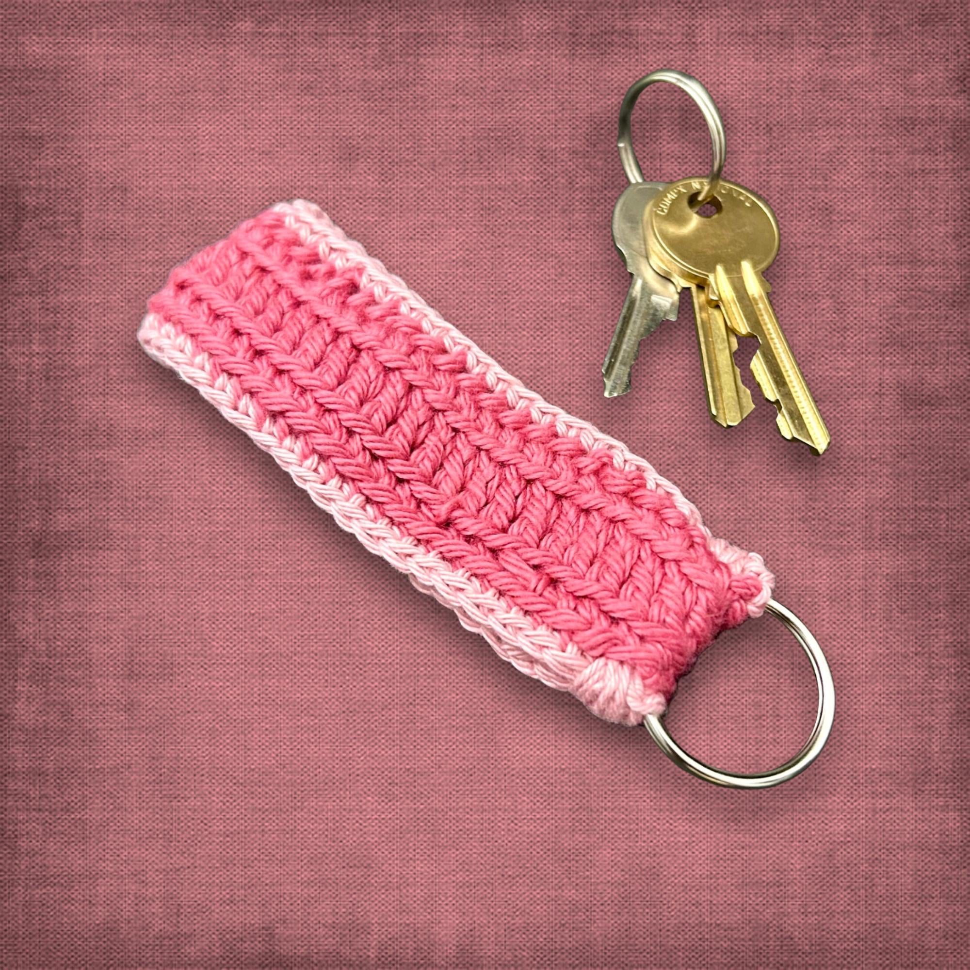 Pink Wristlet Keychain