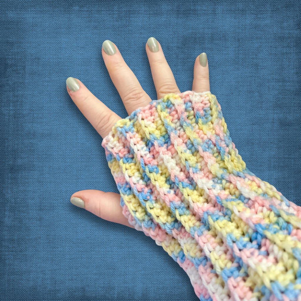 Adult L/XL Pastel Wrist Warmers