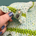 Super Soft Blue Green Lap Blanket