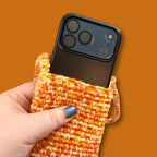Orange Crossbody Phone Bag